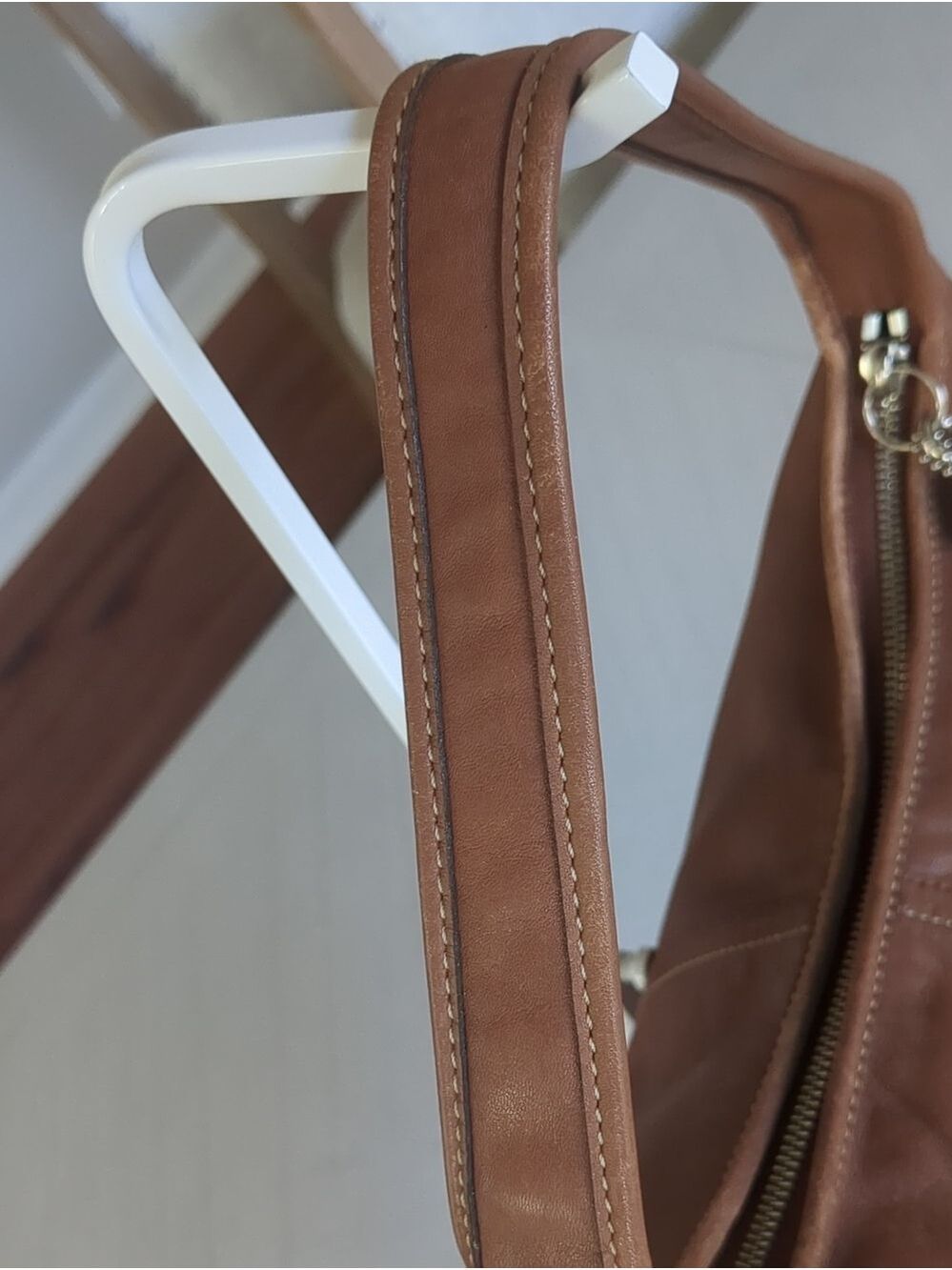 Coach Ergo Leather Hobo Bag F12347 in saddle/tan leather. - Picture 6 of 14